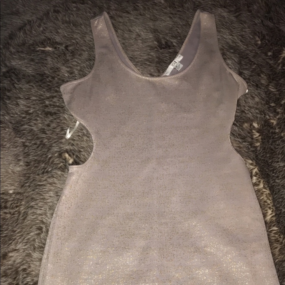 Golden Mini Dress
